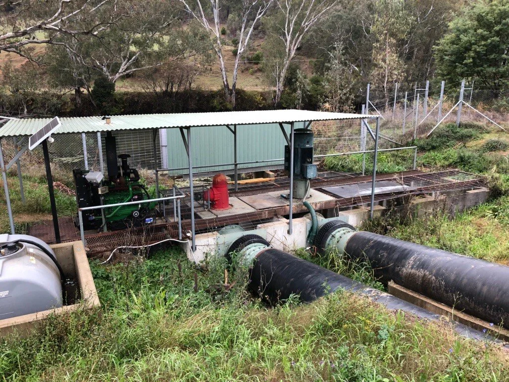Snowy Mountain Trout pump station