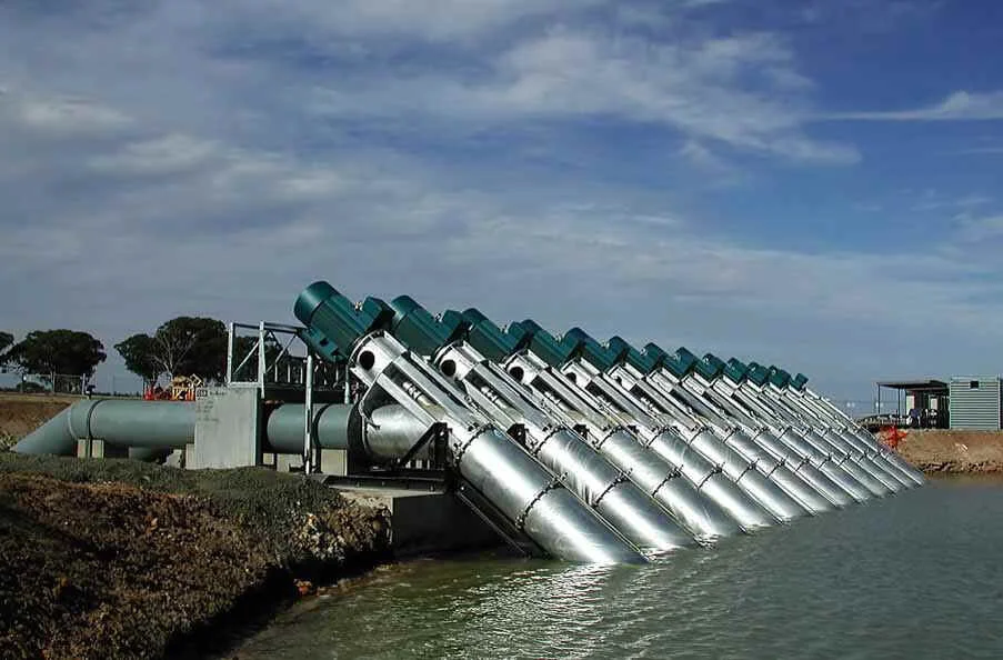 Axial flow pumps
