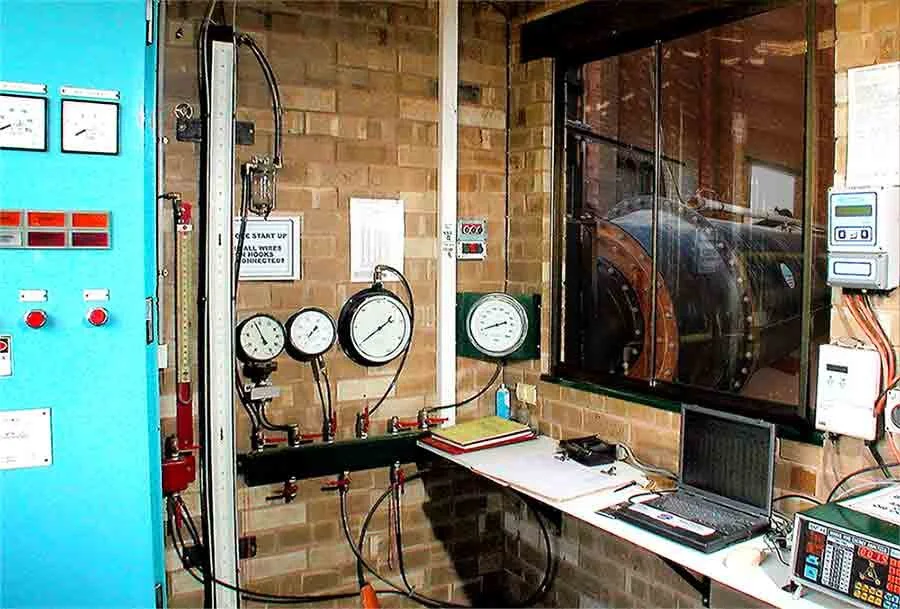 Test bay inside