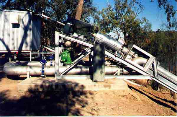 Columnless axial-flow