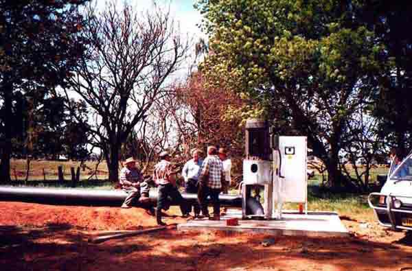 Effluent line-shaft